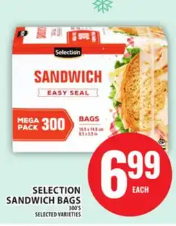 Food Basics SELECTION SANDWICH BAGS offer