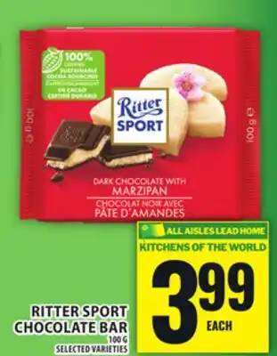Food Basics RITTER SPORT CHOCOLATE BAR offer
