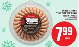 Food Basics IRRESISTIBLE TINY SHRIMP RING WITH SAUCE offer