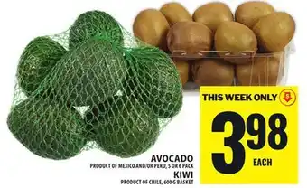 Food Basics AVOCADO or KIWI offer