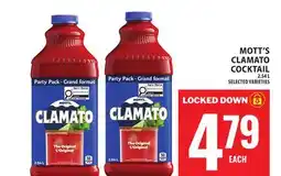Food Basics MOTT'S CLAMATO COCKTAIL offer