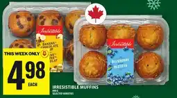 Food Basics IRRESISTIBLE MUFFINS offer