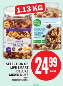 Food Basics SELECTION OR LIFE SMART DELUXE MIXED NUTS offer