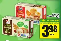 Food Basics SUNRISE SMOKED TOFU offer