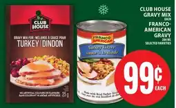 Food Basics CLUB HOUSE GRAVY MIX offer