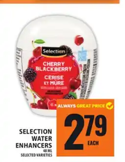 Food Basics SELECTION WATER ENHANCERS offer