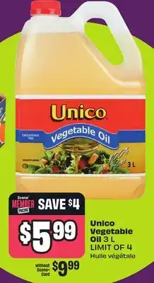Chalo FreshCo Unico Vegetable Oil 3 L offer