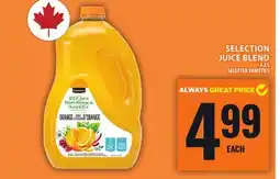 Food Basics SELECTION JUICE BLEND offer