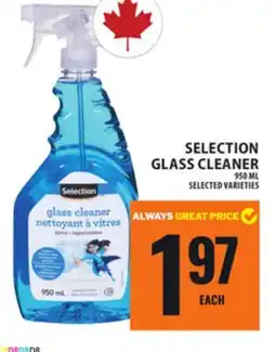 Food Basics SELECTION GLASS CLEANER offer