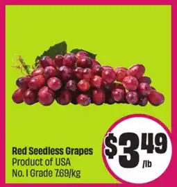 Chalo FreshCo Red Seedless Grapes Product of USA No. 1 Grade offer