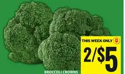 Food Basics BROCCOLI CROWNS offer