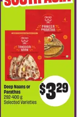 Chalo FreshCo Deep Naans or Parathas 292-400 g Selected Varieties offer