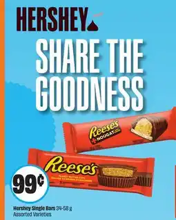 Chalo FreshCo Hershey Single Bars 34-58 g Assorted Varieties offer