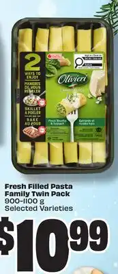 Chalo FreshCo Fresh Filled Pasta Family Twin Pack 900-1100 g Selected Varieties offer