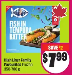 Chalo FreshCo High Liner Family Favourites Frozen 350-700 g offer