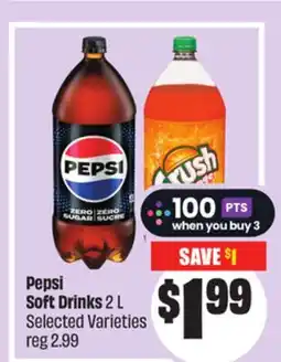 Chalo FreshCo Pepsi Soft Drinks L Selected Varieties offer