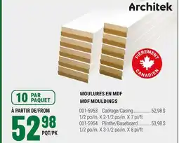 BMR MOULURES EN MDF offer