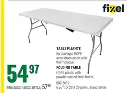 BMR TABLE PLIANTE offer