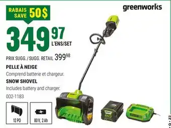 BMR PELLE À NEIGE offer