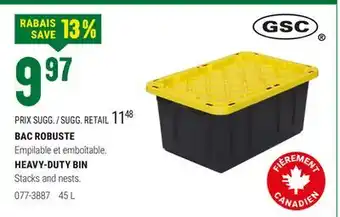 BMR BAC ROBUSTE offer