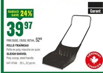 BMR PELLE-TRAÎNEAU offer