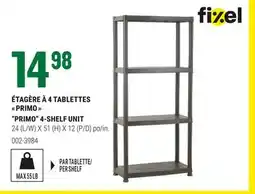 BMR ÉTAGÈRE À 4 TABLETTES  PRIMO  offer