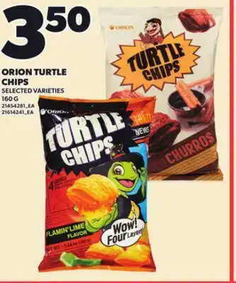 Loblaws ORION TURTLE CHIPS, 160 G offer