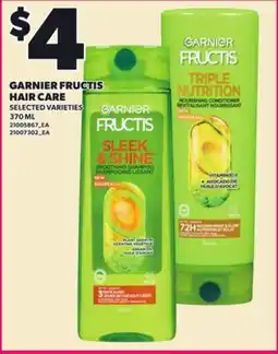 Loblaws GARNIER FRUCTIS HAIR CARE,370 ML offer