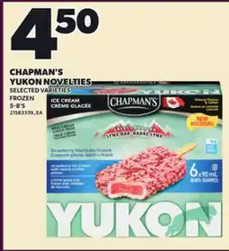 Loblaws CHAPMAN'S YUKON NOVELTIES, 5-8'S offer