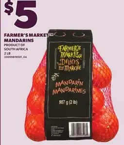 Loblaws FARMER'S MARKET MANDARINS, 2 LB offer