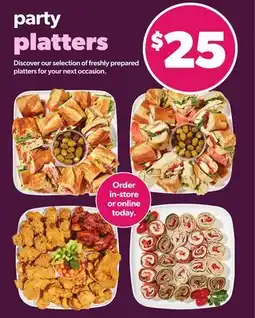 Loblaws PARTY PLATTERS offer