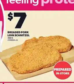 Loblaws BREADED PORK LOIN SCHNITZEL, 300 G offer