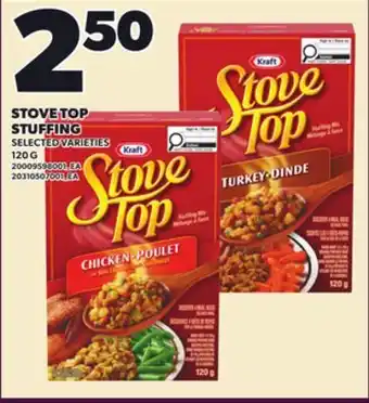 Loblaws STOVE TOP STUFFING, 120 G offer