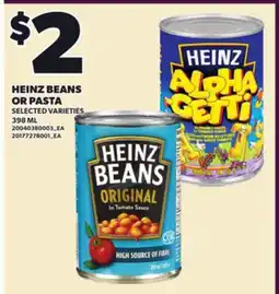 Loblaws HEINZ BEANS OR PASTA, 398 ML offer