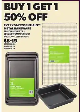 Loblaws EVERYDAY ESSENTIALS METAL BAKEWARE offer