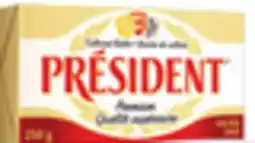 Loblaws PRÉSIDENT BUTTER, 250 G offer