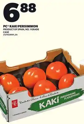 Loblaws PC KAKI PERSIMMON, CASE offer