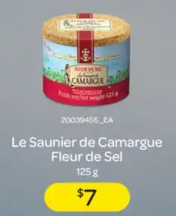 Loblaws LE SAUNIER DE CAMARGUE FLEUR DE SEL, 125G offer