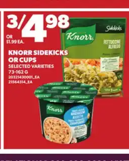 Loblaws KNORR SIDEKICKS OR CUPS, 73-162 G offer