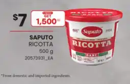 Loblaws SAPUTO RICOTTA, 500 g offer