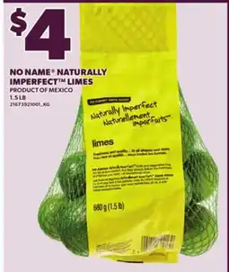 Loblaws NO NAME NATURALLY IMPERFECT LIMES, 1.5 LB offer