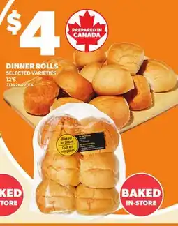 Loblaws DINNER ROLLS, 12'S offer