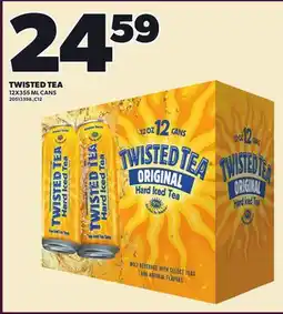 Loblaws TWISTED TEA, 12X355 ML CANS offer