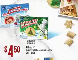 Loblaws PILLSBURY READY TO BAKE SEASONAL COOKIES, 260 - 396 G offer