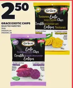 Loblaws GRACE EXOTIC CHIPS, 75 G offer