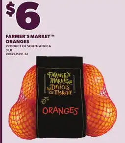 Loblaws FARMER'S MARKET ORANGES, 3 LB offer