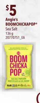 Loblaws ANGIE'S BOOMCHICKAPOP SEA SALT, 136 G offer