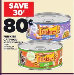 Loblaws FRISKIES CAT FOOD, 156 G offer