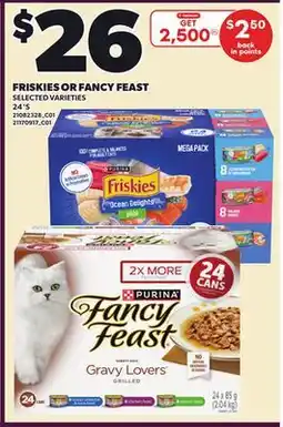 Loblaws FRISKIES OR FANCY FEAST, 24'S offer