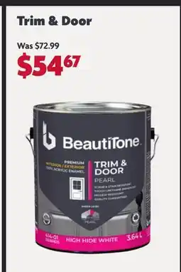 Home Hardware Trim & Door Paint offer